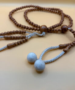 Japanese Bhuddist Wooden Prayer Beads rosary