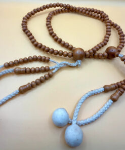 Japanese Bhuddist Wooden Prayer Beads rosary