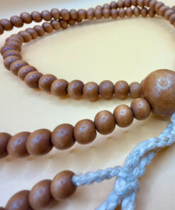 Japanese Bhuddist Wooden Prayer Beads rosary