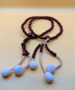 Japanese Bhuddist Wooden Prayer Beads rosary