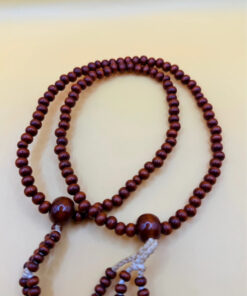 Japanese Bhuddist Wooden Prayer Beads rosary
