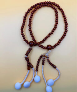 Japanese Bhuddist Wooden Prayer Beads rosary