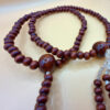 Japanese Bhuddist Wooden Prayer Beads rosary