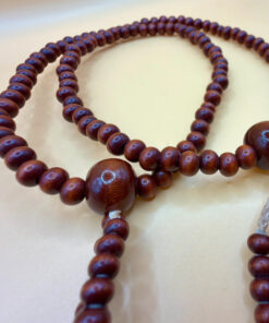 Japanese Bhuddist Wooden Prayer Beads rosary