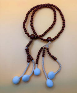 Japanese Bhuddist Wooden Prayer Beads rosary
