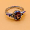 Incredible new amethyst sterling silver ring Uk size N #22