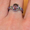 Incredible new amethyst sterling silver ring Uk size N #22