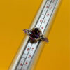 Incredible new amethyst sterling silver ring Uk size N #22