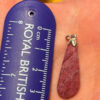Natural Rhodonite Pendant: 925 Sterling Silver #141