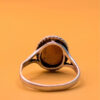 vintage sterling silver cameo ring Uk size M#142