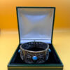 Vintage 900 silver turquoise bracelet