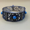 Vintage 900 silver turquoise bracelet