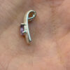 Amethyst sterling silver pendant #144