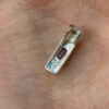 Amethyst sterling silver pendant #144