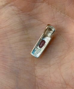 Amethyst sterling silver pendant