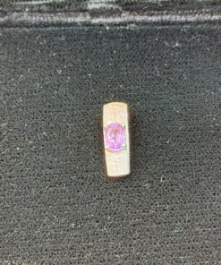 Amethyst sterling silver pendant