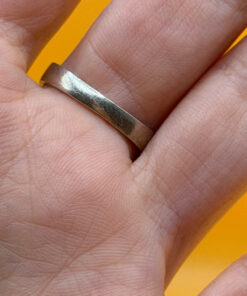 Sterling silver floral ring Uk size P