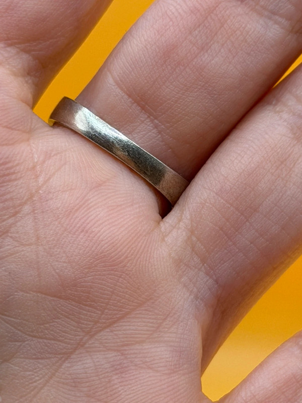 Sterling silver floral ring Uk size P