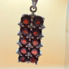 Incredible natural garnet pendant,sterling silver #148