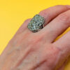 Heavy 925 silver ring, size K½.