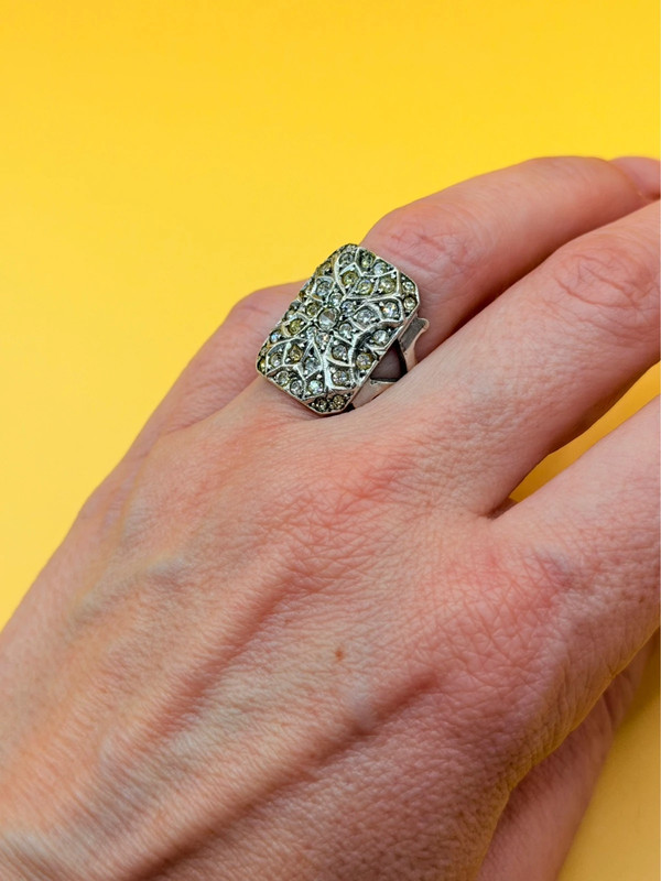 Heavy 925 silver ring, size K½.