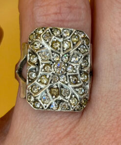 Heavy 925 silver ring, size K½.