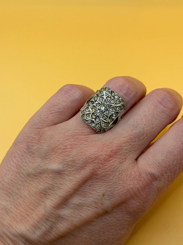 Heavy 925 silver ring, size K½.