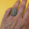 Heavy 925 silver ring, size K½.