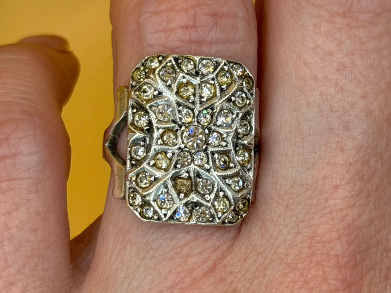 Heavy 925 silver ring, size K½.