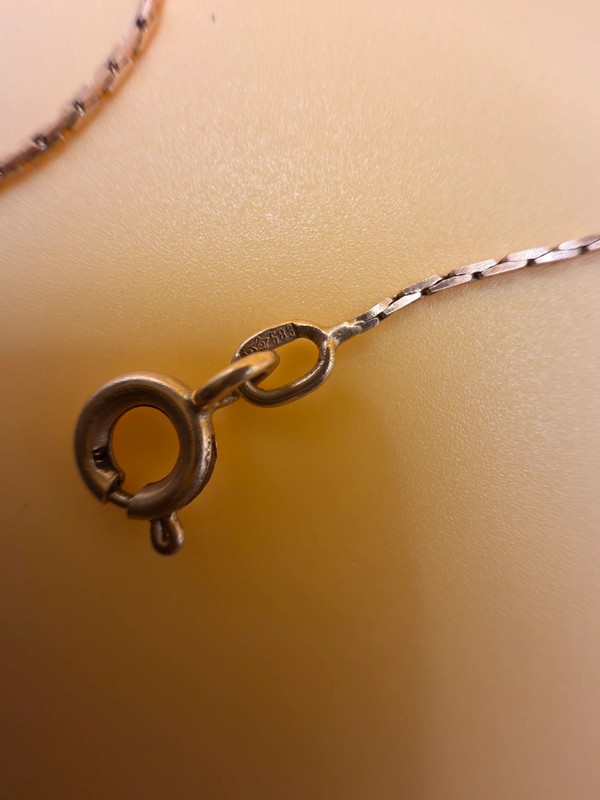 Vintage Soviet 583 Gold Chain, 63 cm, Excellent Condition, 14k