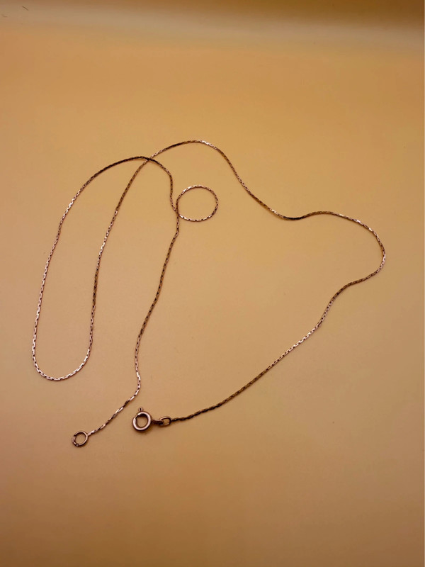 Vintage Soviet 583 Gold Chain, 63 cm, Excellent Condition, 14k