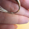 Sterling silver ring with round rare Tahitian pearls – size K