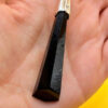 Black Natural Onyx Necklace black onyx pendant Long necklace