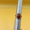 Vintage carnelian sterling silver ring Uk size N#151