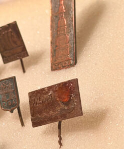 Baltic Soviet Union vintage pins