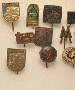 Baltic Soviet Union vintage pins