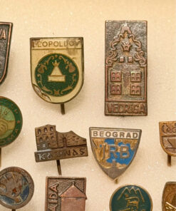 Baltic Soviet Union vintage pins