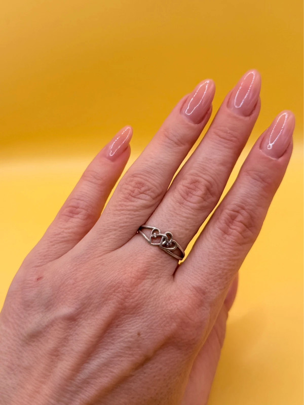 Sterling silver ring Uk size N