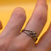 Sterling silver ring Uk size N