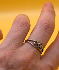 Sterling silver ring Uk size N