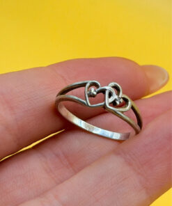 Sterling silver ring Uk size N
