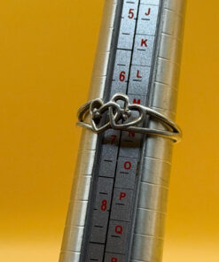 Sterling silver ring Uk size N