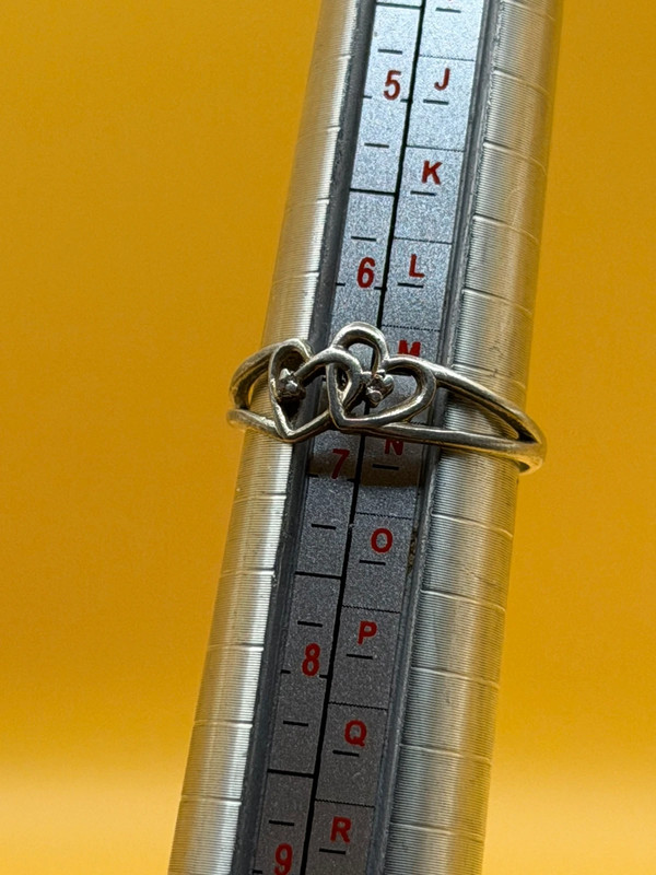 Sterling silver ring Uk size N