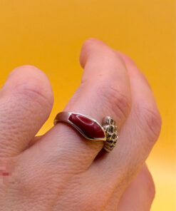 Vintage silver ring, 1990s, size M
