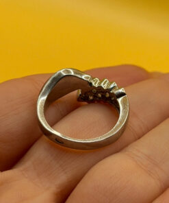 Vintage silver ring, 1990s, size M