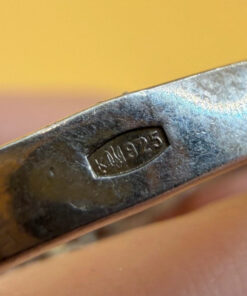 Vintage silver ring, 1990s, size M