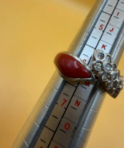 Vintage silver ring, 1990s, size M