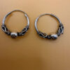 3 pics sterling silver earrings #114