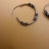 3 pics sterling silver earrings #114