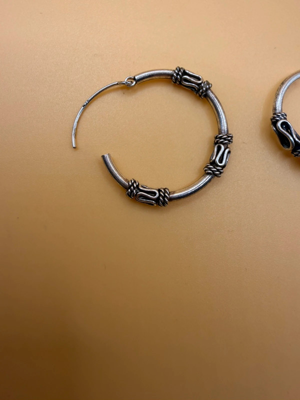 3 pics sterling silver earrings #114